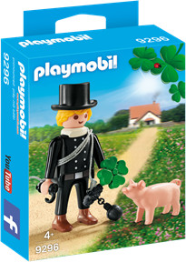 Playmobil Kominiarz z koniczynką i świnką  9296