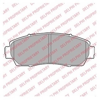 DELPHI Zestaw klocków hamulcowych, hamulce tarczowe LP2046