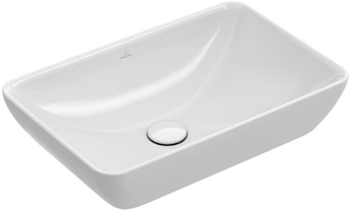 Villeroy & Boch Venticello Umywalka nablatowa 55x36 cm z powłoką CeramicPlus biała Stone White 411355RW