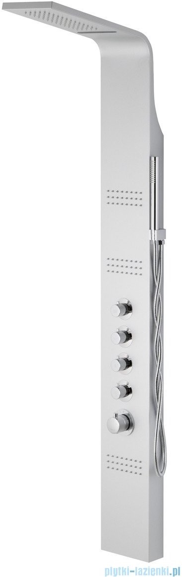 Corsan Kaskada panel prysznicowy z mieszaczem srebrny A-014AMSREBRNY |