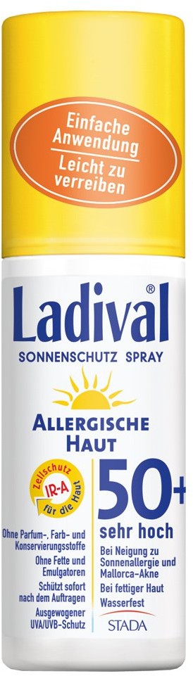 Ladival STADAvita GmbH Skóra Alergiczna Spray przeciwsłoneczny SPF 50+ 150 ml