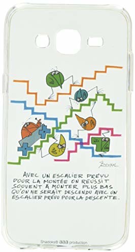 Samsung Caseink Etui ochronne do Galaxy J5, ultracienkie, Shadoks schody CPRNTSKJ5STAIRS