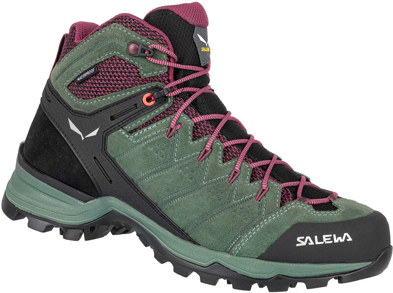 Salewa Alp Mate WP Mid Shoes Women, zielony UK 6,5 | EU 40 2022 Trapery turystyczne 00-0000061385-5085-6,5