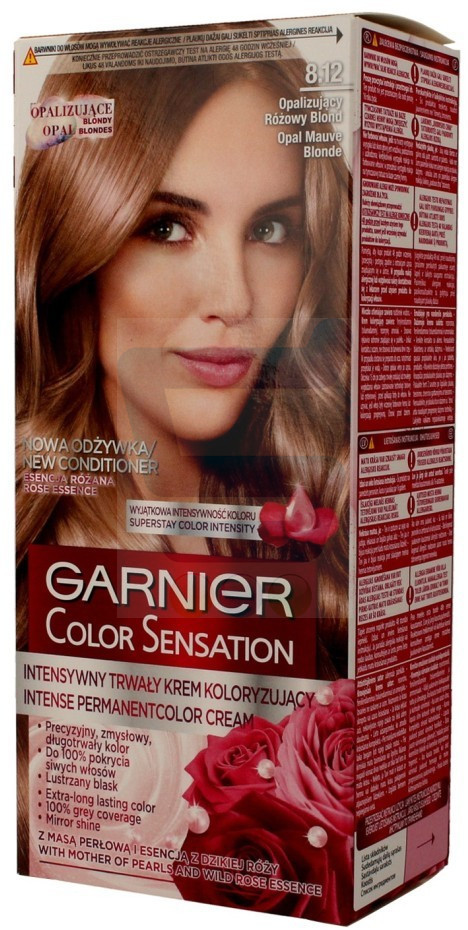 Garnier Color Sensation Krem koloryzujący Opalizujący Różowy Blond nr 8.21
