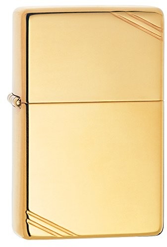 Zippo Vintage w/Slashes High Polish Brass 270