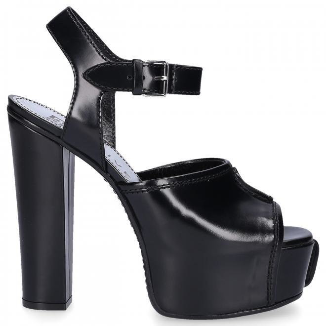 Givenchy Givenchy Sandały na obcasie BE303 skóra cielęca czarny