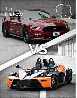 Jazda Ford Mustang vs KTM X-BOW  Tor Kraków P0006704