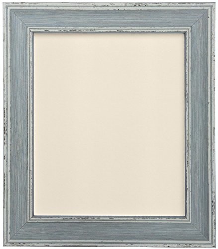 NA FRAMES BY POST AP-4620 postarzana niebieska ramka zdjęcia z płytką w kolorze kości słoniowej, 61 x 50 cm (plastikowe szkło) VB00PW7CHB6