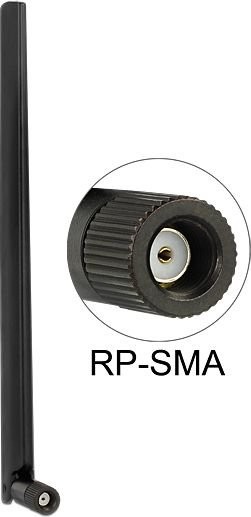 Delock Antena WL-Antenne RP-SMA 802.11 36 dBi omni Gelenk schwarz 88900