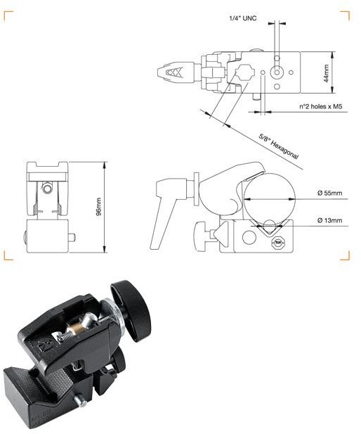 Manfrotto 635 Super-clamp 635