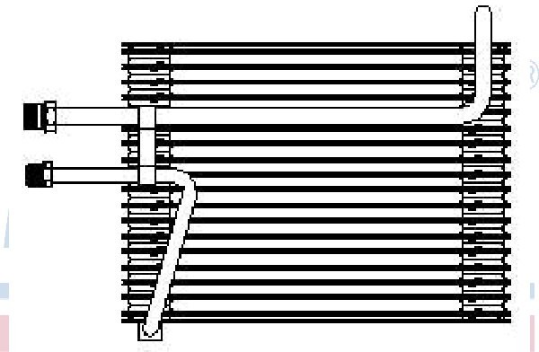 NISSENS Parownik, klimatyzacja NISSENS 92155