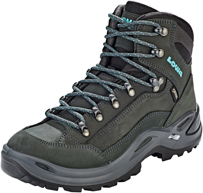 Lowa Renegade GTX Buty Kobiety, asphalt/turquoise UK 4 EU 37 2020 Trapery turystyczne 320945 9368-37