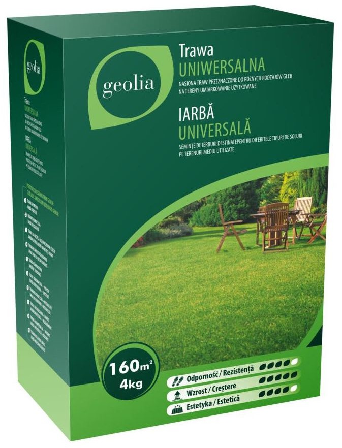 GEOLIA Nasiona trawy uniwersalnej 4kg Geolia
