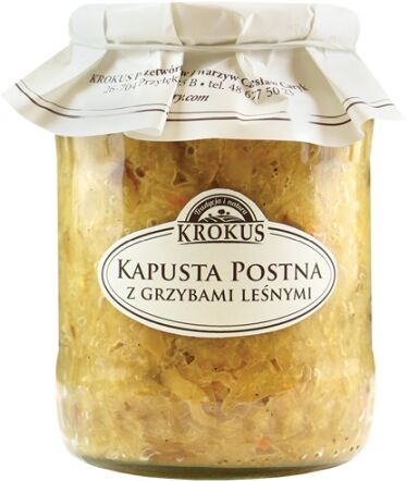 Krokus Krokus Kapusta Postna z Grzybami Leśnymi 670g