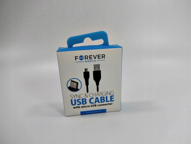 Forever Kabel Usb Micro-usb Typ B Czarny 1M 1A