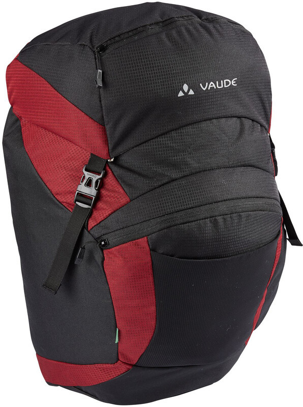 Vaude OnTour Front Bag, black/carmine 2021 Torby na bagażnik 153280130