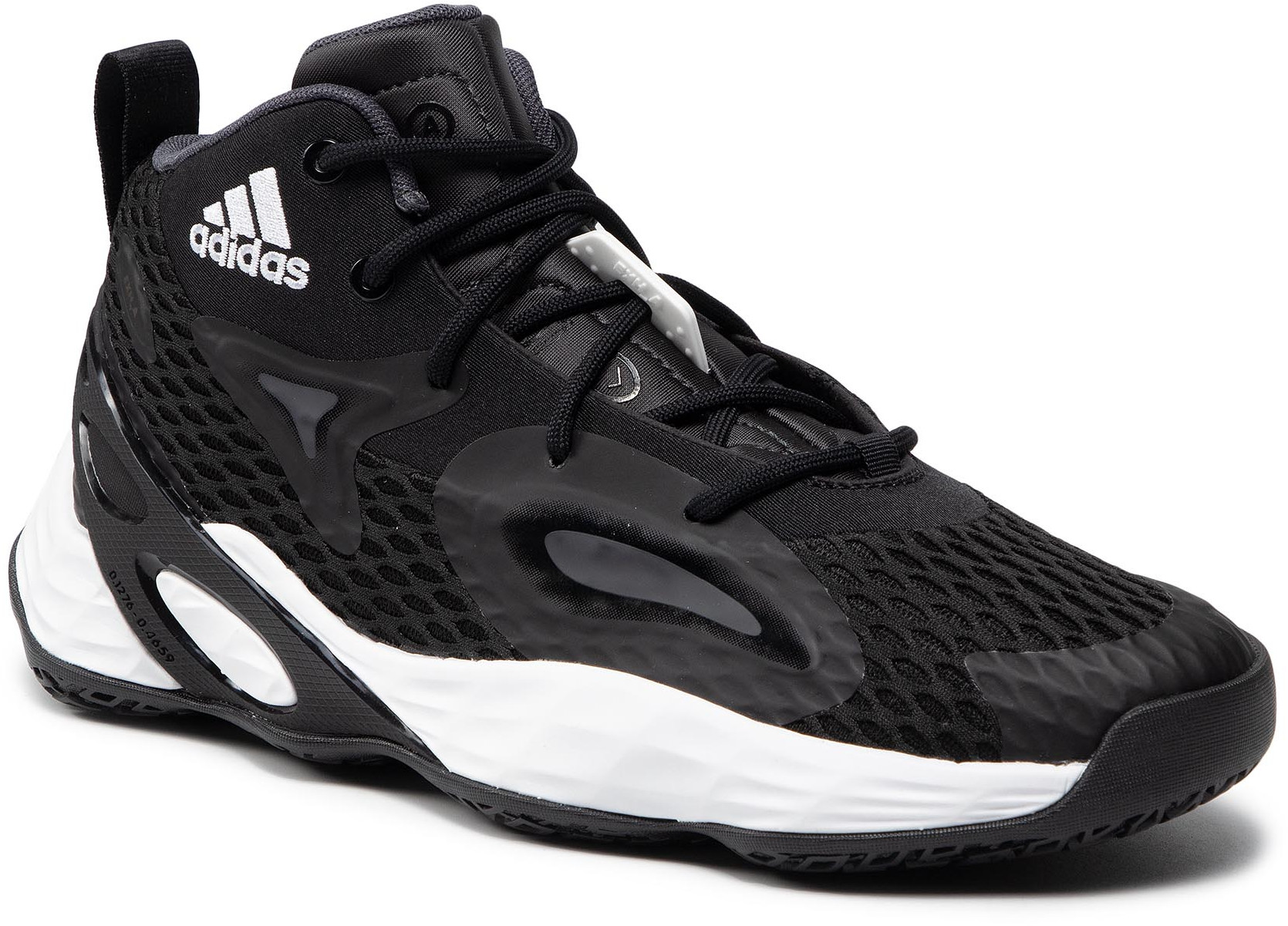 Adidas Buty Exhibit A Mid H67747 Cblack/Silvmt/Tmdrgr