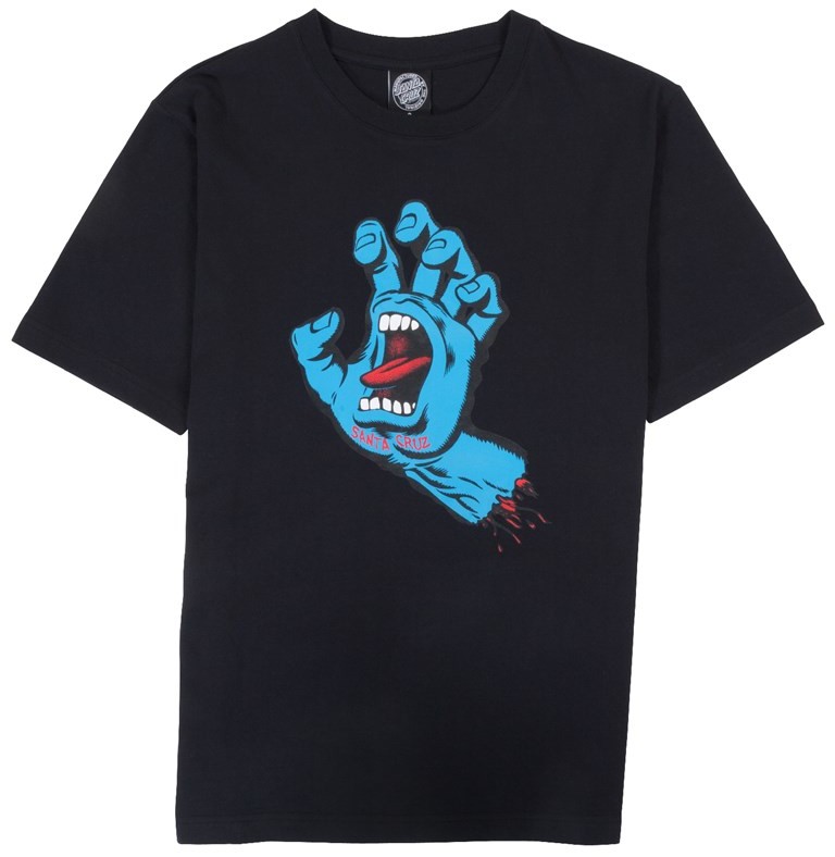 Santa Cruz koszulka Screaming Hand Tee Black BLACK) rozmiar 8