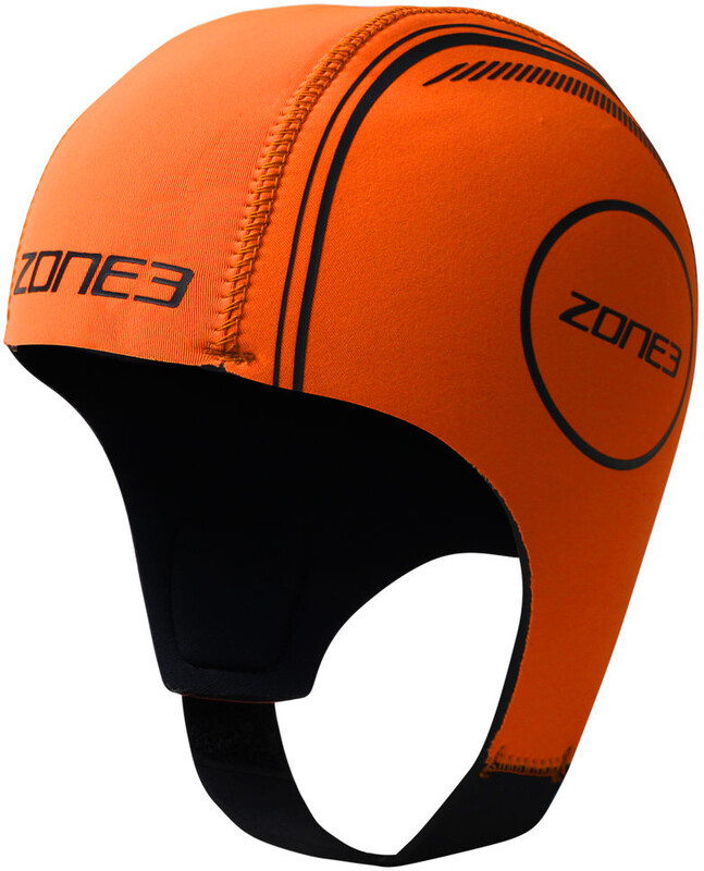 Zone3 Neoprene Czepek pływacki, hi-vis orange XS 2021 Czepki pływackie NA18UNSC113/XS
