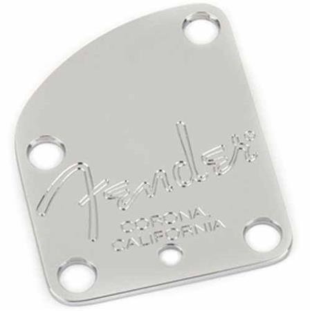 Fender American Deluxe NECK PLATE 4-warstwowa płyta mocująca do serii American Deluxe 4 otwory kolor: chrom 059209049