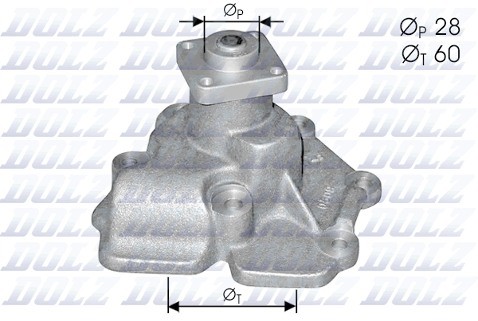 Dolz INDUSTRIAS Pompa wodna INDUSTRIAS F114