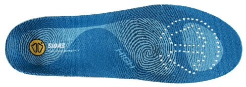 Sidas dwukomorowy wkład 3 Feet High Arch insoles, niebieski CSE3F12_HI_Bleu_35-36