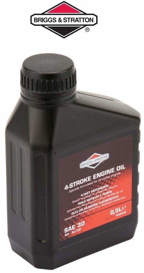 Briggs & Stratton B&S OLEJ SILNIKOWY B&S SAE30 0,5L DO KOSIAREK,TRAKTORKÓW,AGREGATÓW,GLEBOGRYZAREK,ZAMIATAREK NAC,HECHT,OLEO-MAC,STIHL,B&S HONDA,SUBARU itp.do silników czterosuwowych 4ST 100004E