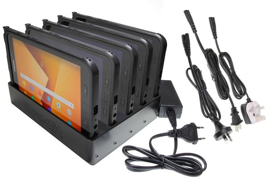 Brodit AB Stacja dokująca do Samsung Galaxy Tab Active 2, SM-T390/SM-T395 w oryginalnym futerale 215985