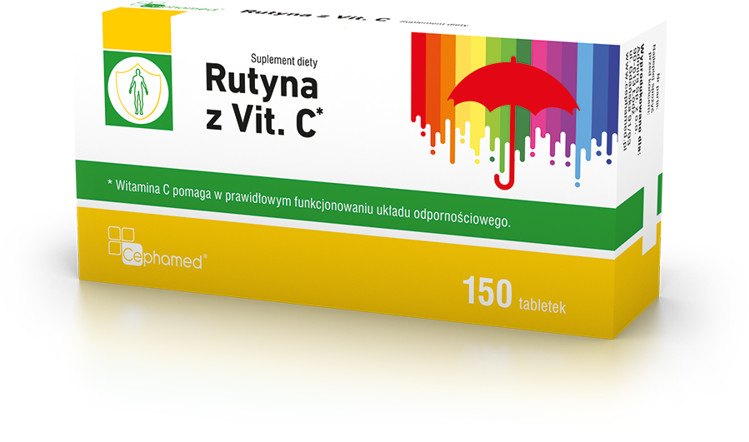 CEPHAMED RUTYNA Z VIT.C, 150 tabl.