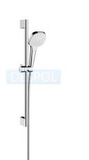 Hansgrohe Croma Select E Zestaw prysznicowy 1jet 0,65m biały chrom 26584400