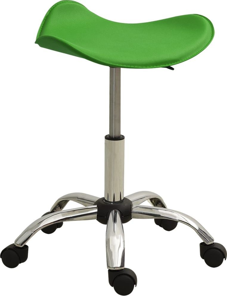 vidaXL Taboret kosmetyczny zielony sztuczna skóra 323692