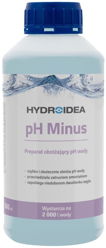 Hydroidea Hydroidea Ph Minus 500ml - obniża pH wody Hydro Ph Minus 500ml