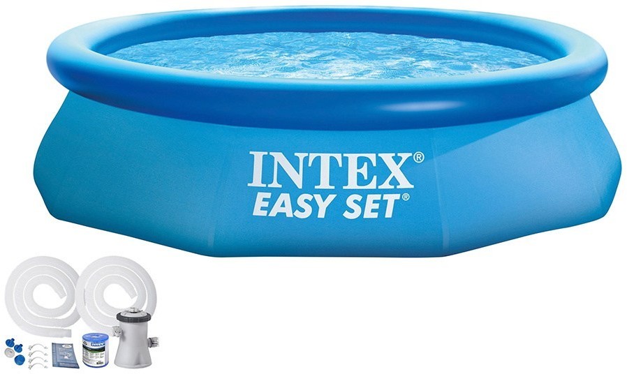 Intex Basen ogrodowy rozporowy 366x76 cm 3w1 28130ZESTAW 3W1
