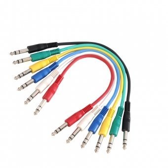 ah Cables K3 bvv przewód krosowy 6, 3 MM JACK stereo na 6, 3 MM JACK stereo K3BVV0120SET