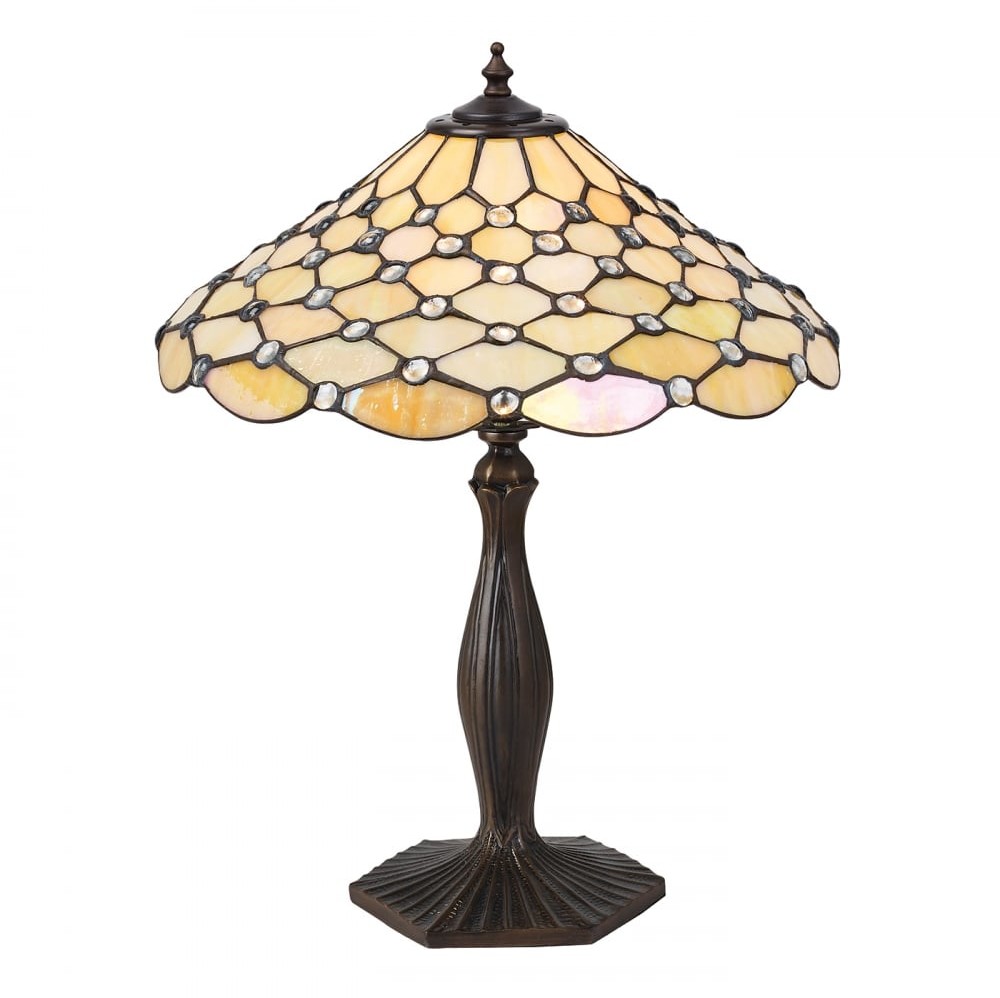 Interiors Lampa stołowa TIFFANY PEARL 64301 INTERIORS 64301/INT/CUBI