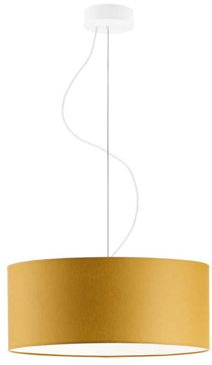 LYSNE Designerska lampa wisząca HAJFA fi - 40 cm - kolor musztardowy 14529/60 - kolor musztardowy