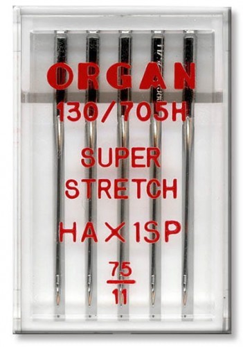 Organ Igły do maszyn półpłaskie Super Stretch 75 5435075