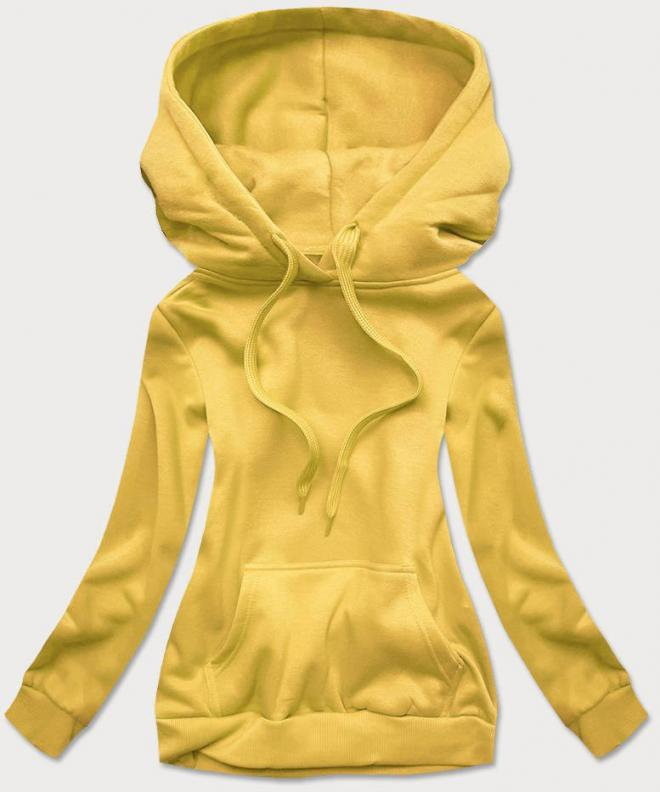 J.STYLE DAMSKA BLUZA DRESOWA ŻÓŁTA (W02-69) - J.STYLE