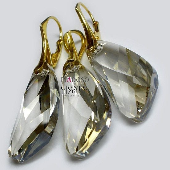 Arande SWAROVSKI piękny komplet ZŁOTE SREBRO 27GS 1156719606
