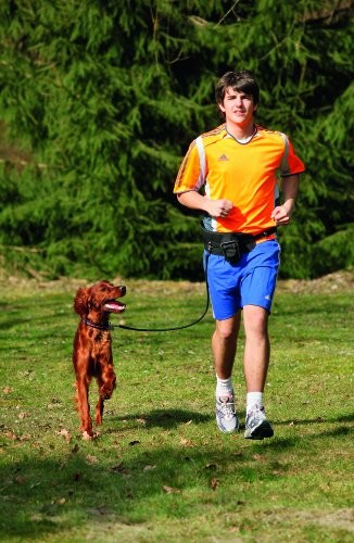 Karlie karlie Flamingo 65414 dogy-Jogger 25 MM 65  120 cm, sport pasek z liną, czarna