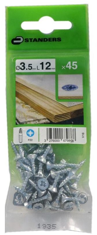 STANDERS Wkręt 3.2 x 12 mm 45 szt. STANDERS