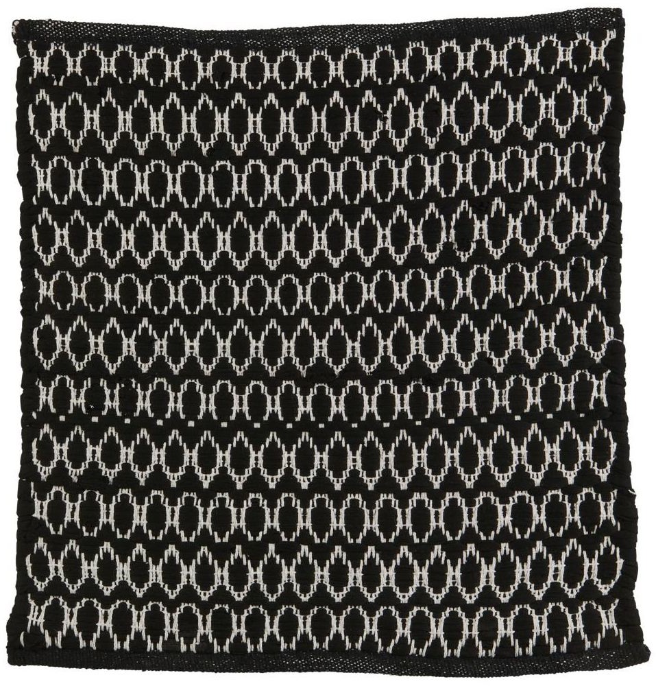 Dywanik łazienkowy Boho czarny 60 x 60 Coram