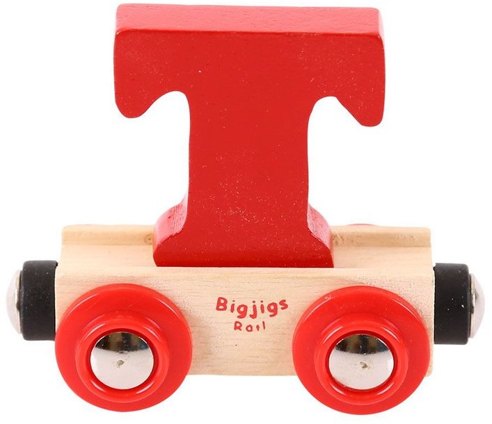Bigjigs Toys Wagonik literka T