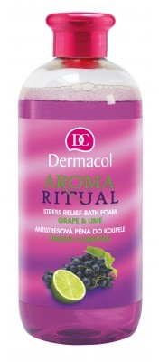 Dermacol Aroma Ritual Grape & Lime pianka do kąpieli 500 ml dla kobiet