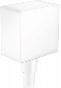 Hansgrohe 26455700 Przyłącze węża FixFit Square biały mat