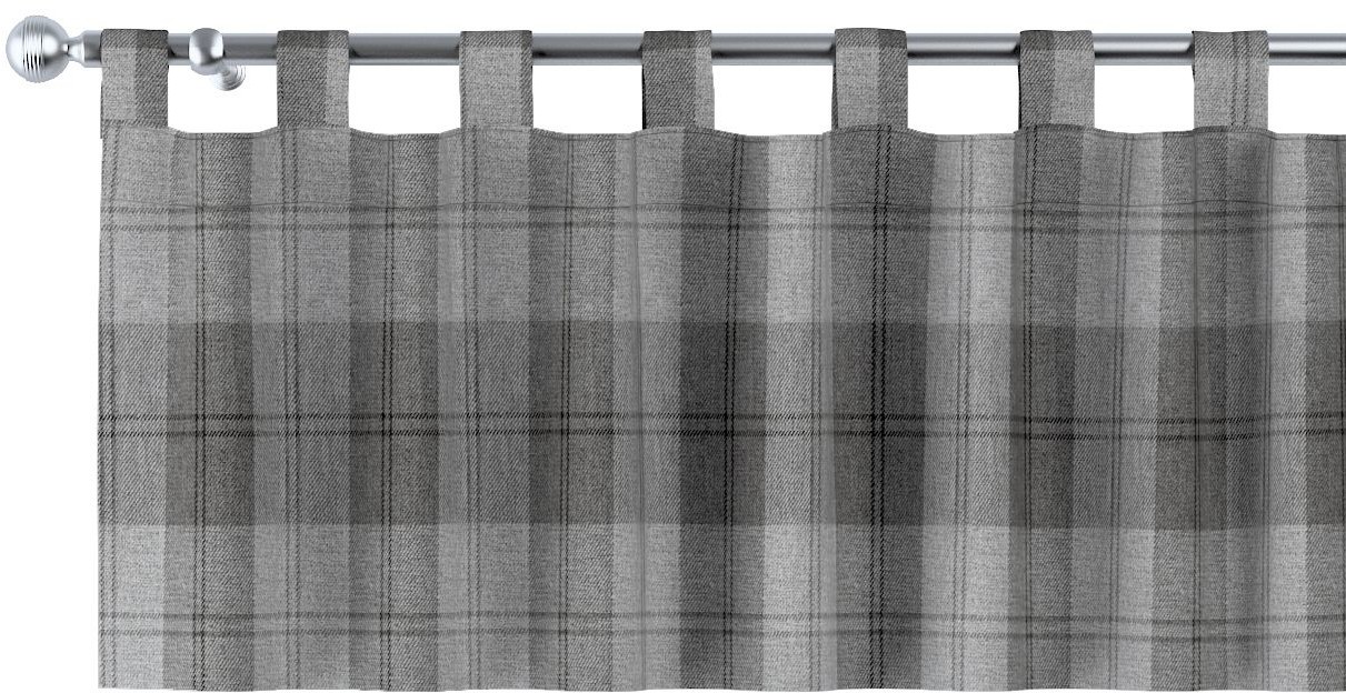 Dekoria Lambrekin na szelkach krata szaro-grafitowa 260 × 40 cm Edinburgh 1357-115-75