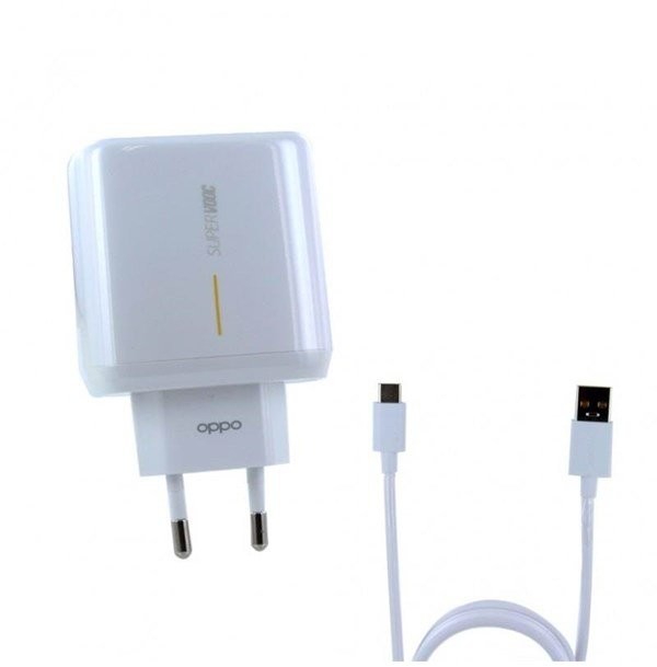 OPPO SuperVooc Quick Charger+ Cable Typ-C - 6.5A - White BULK VCA7JAEH D301 DL129