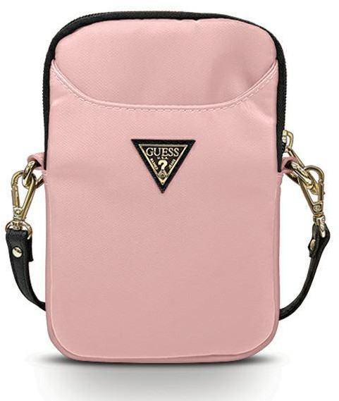 Guess Torebka GUPBNTMLLP różowy/pink Nylon Triangle Logo hurtel-65714-0