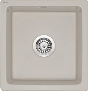 Deante ZCB C103 ZLEW SABOR CERAMICZNY CAPPUCCINO MAT 1K B/O 450x478x215+SPACE SAVER