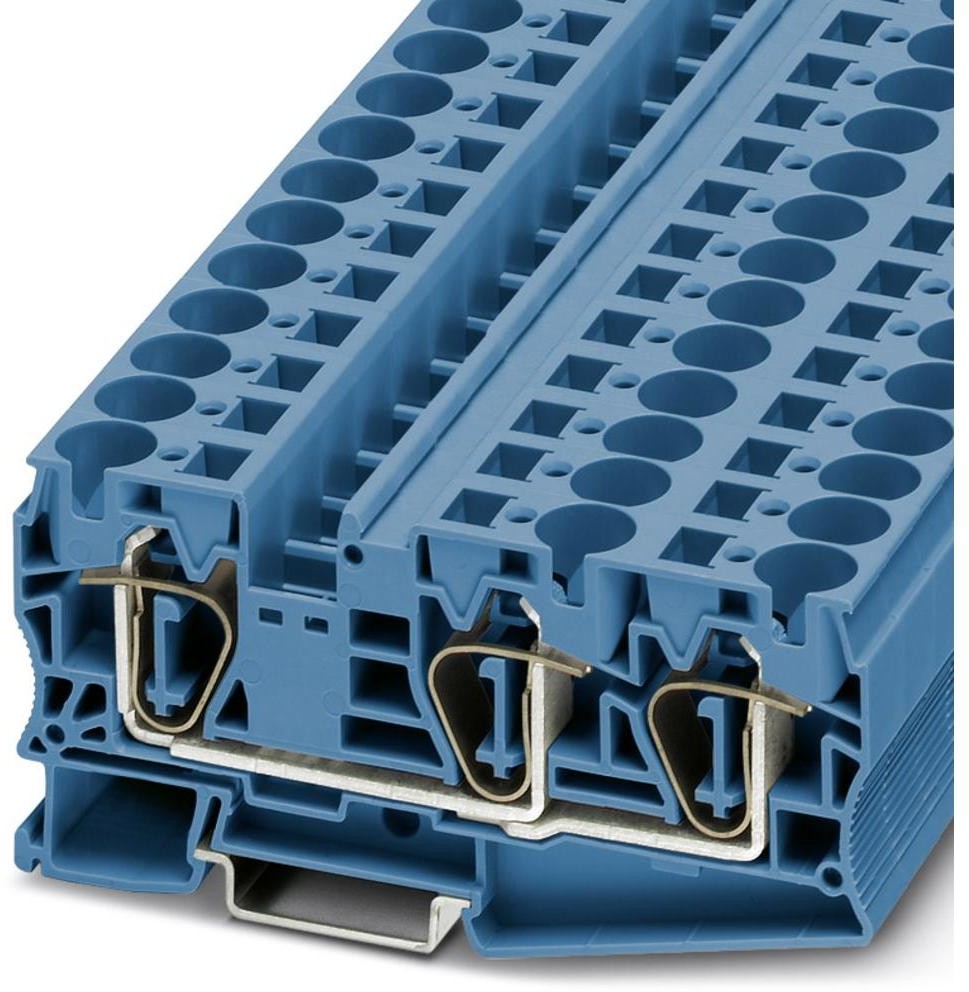 Phoenix Contact Listwy zaciskowe przepustowe ST 16-TWIN BU ST 16-TWIN BU Phoenix Contact 3035331 niebieski Zawartość 25 szt ST 16-TWIN BU